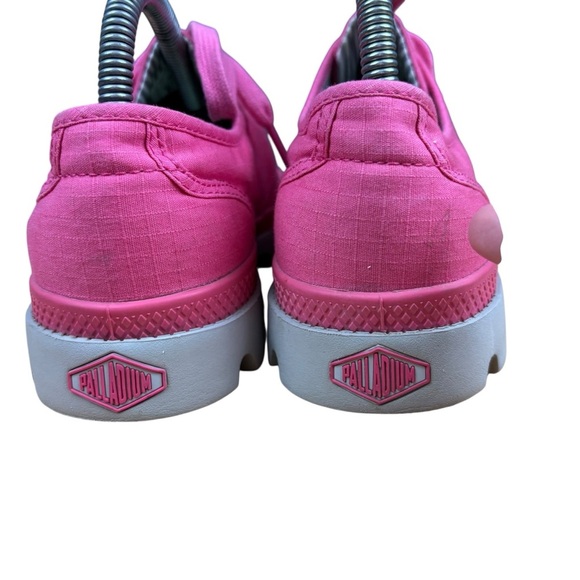 Palladium Pampa Oxford Hot Pink Sneakers DriLex Sweat Control Breathability Sz 9 - Picture 5 of 9